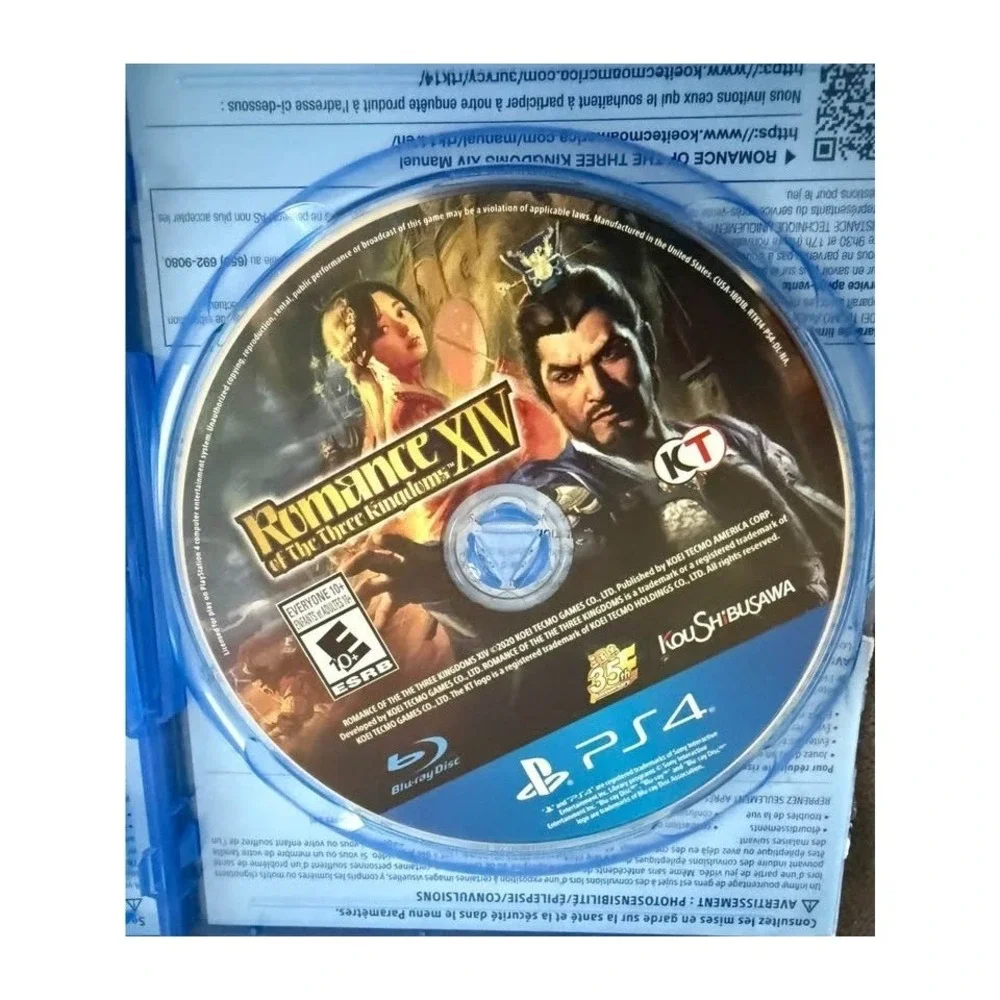 Romance of the Three Kingdoms XIV‎ for PlayStation 4 [New Video Game] PS 4